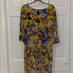 Yellow Floral Dress